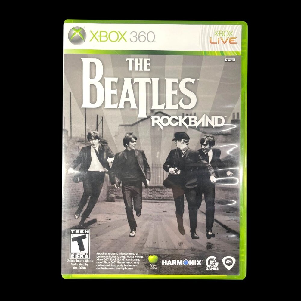 The Beatles Rock Band Xbox 360 Game Complete With Manual & Case